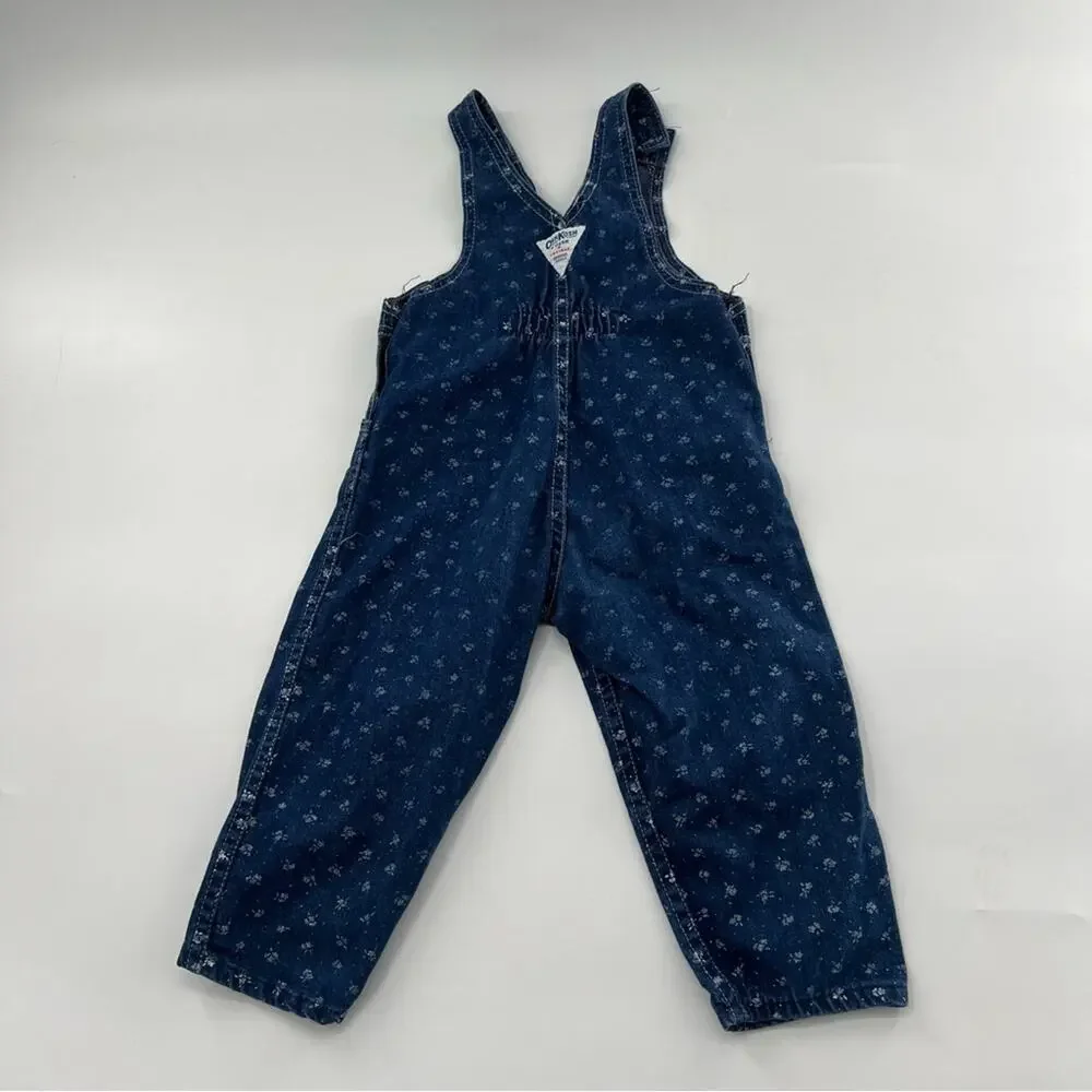 Vintage Oshkosh B’Gosh Lace Pocket Overalls Jean Denim
